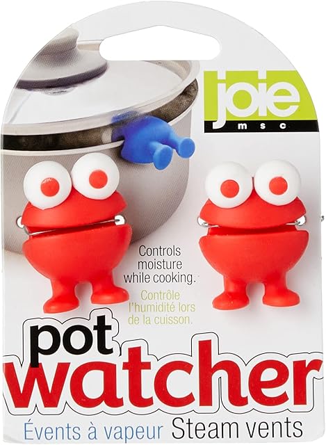 Joie Kitchen Gadgets 49033 Joie Pot Watchers Pan Steam Vents-Pack of 2, Silicone