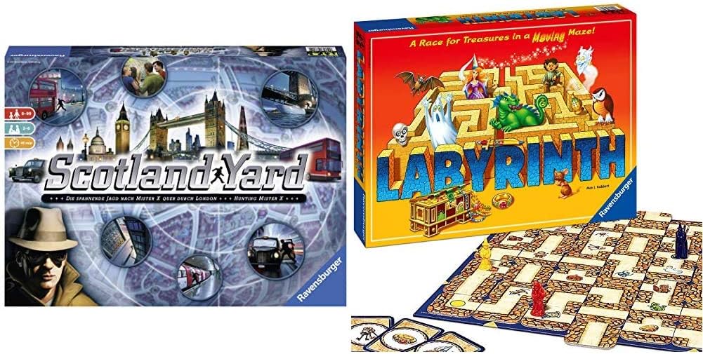 Super Cheap 🛒 Scotland Yard - Family Game & Labyrinth Family Board Game for Kids and Adults Age 7 and Up - Millions Sold, Easy to Learn and Play with Great Replay Value (26448)