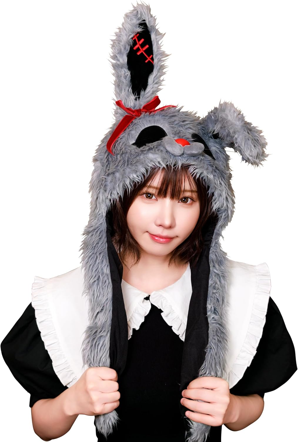 クリアストーン(Clearstone) パタパタハット コスプレ ハロウィン ホラーラビット ユニセックス グレー クリアストーン(Clearstone) パタパタハット コスプレ ハロウィン ホラーラビット ユニセックス グレー