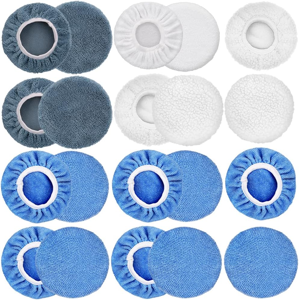 ELECTOP 5 to 6 Inches Polishing Pad Kit Car Polisher