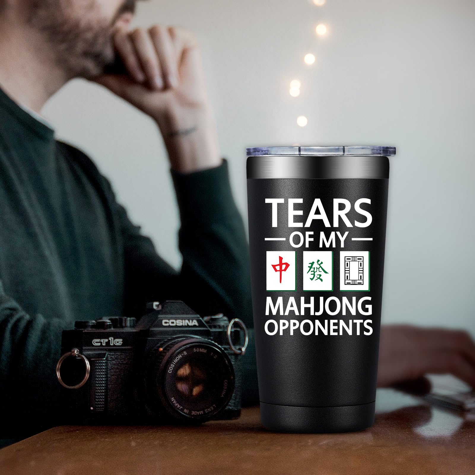 Mahjong Gifts for Women Men - Christmas Brithday Gifts for Mahjong Lovers - Mahjongs Accessories and Gift - 20oz Mahjongs Gift Ideas Tumbler