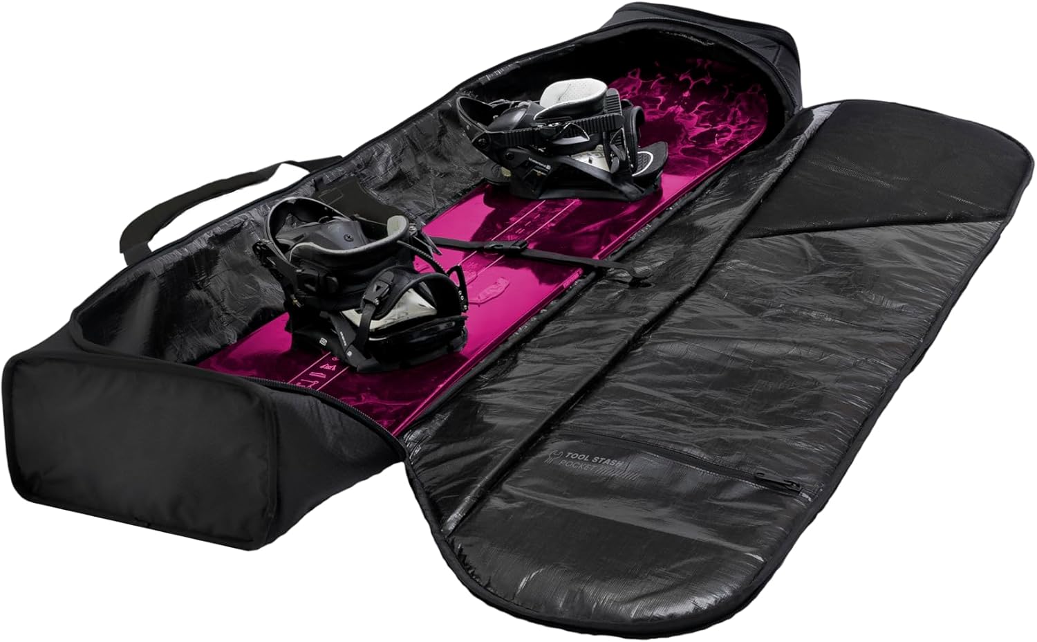 KULKEA JYRKKÄ Padded Snowboard Bag - Snowboard Travel Bag with Internal Pockets for Snowboarding Gear