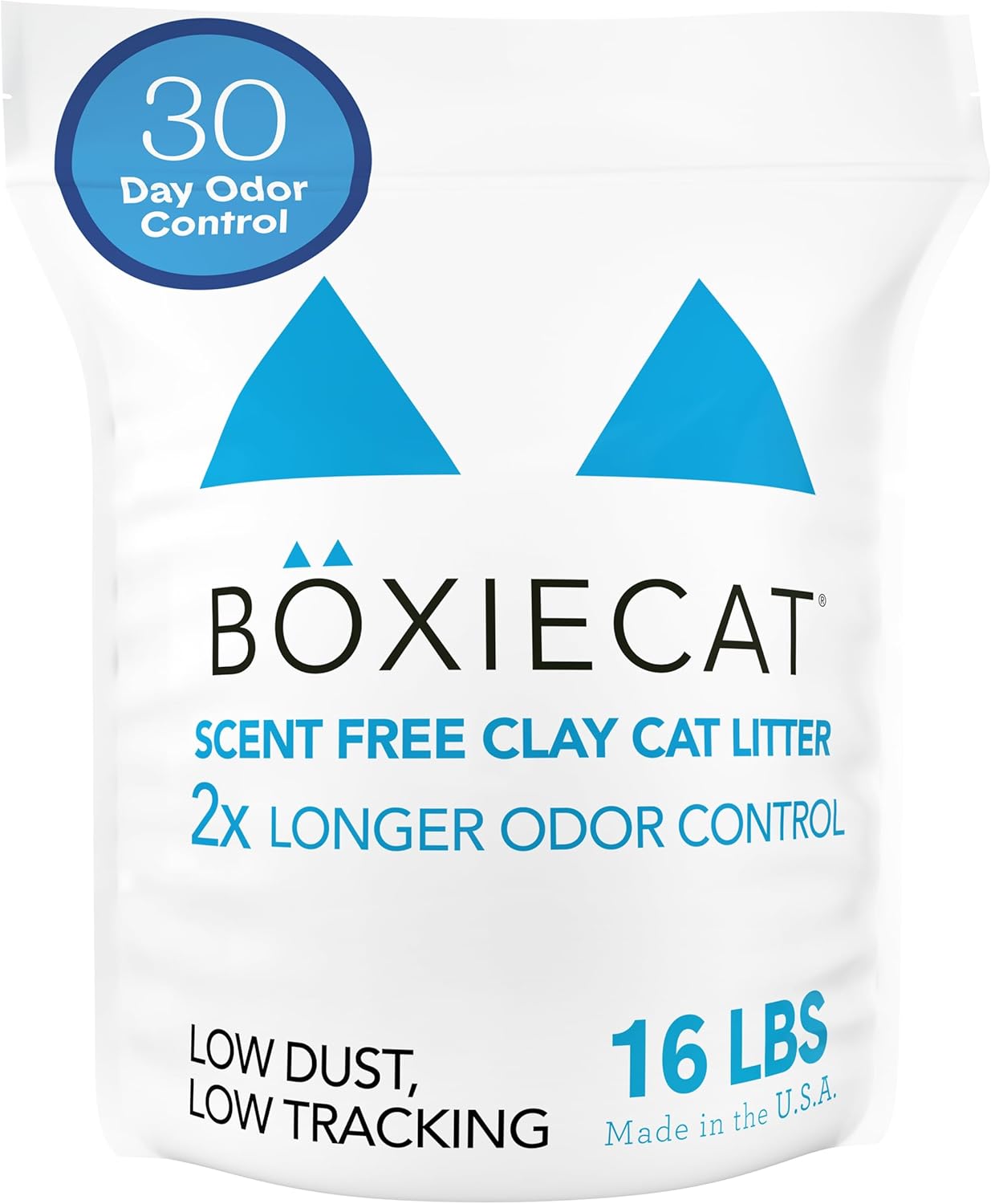 Boxie
 Unscented 30 Day Natural Odor Control Cat Litter, 16lb Clumping Clay Kitty Litter (16 Pounds) Thumbnail