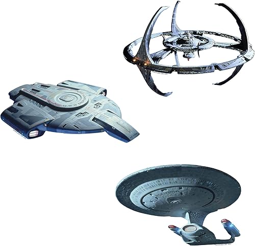Miniatura 3 de Star Trek Ships - Paquete de calcomanías grandes de vinilo troquelado, paquete variado de calcomanías grandes de lujo, para laptop, botella de agua,
