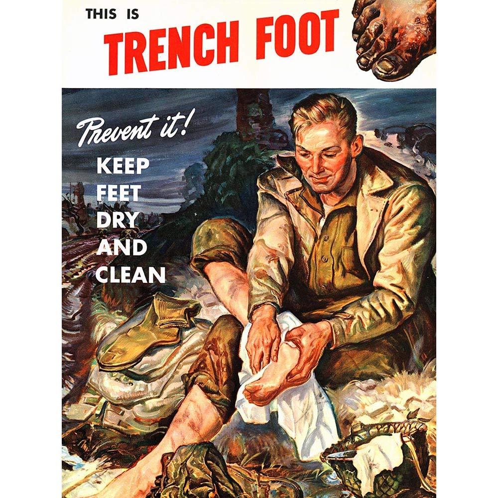Amazon.com: Wee Blue Coo War WWII USA Trench Foot Health Clean