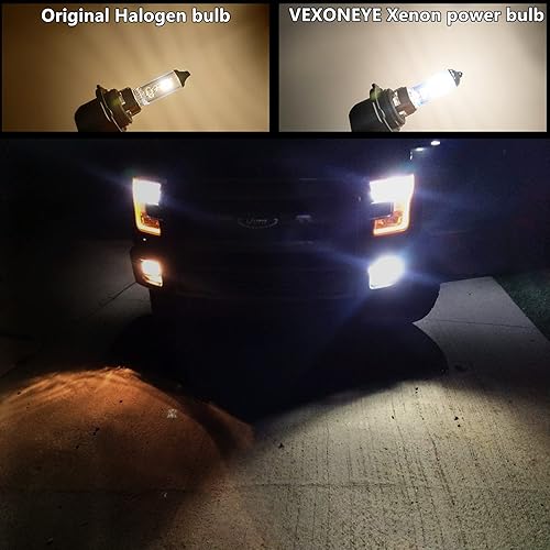 Miniatura 4 de 9005XS - Bombilla halógena para faros delanteros, 12 V, 60 W, 5000 K, color blanco, súper brillante