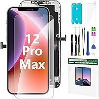 Vista 8 de Compatible con iPhone 7 Plus de repuesto de pantalla negra (5.5 pulgadas), pantalla LCD y pantalla táctil digitalizador conjunto de montaje