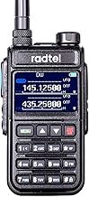 Radtel RT-890 Dual Band HAM Radio Color LCD Walkie Talkie with Air Band Reception and Channel Name/FM Radio/VOX/