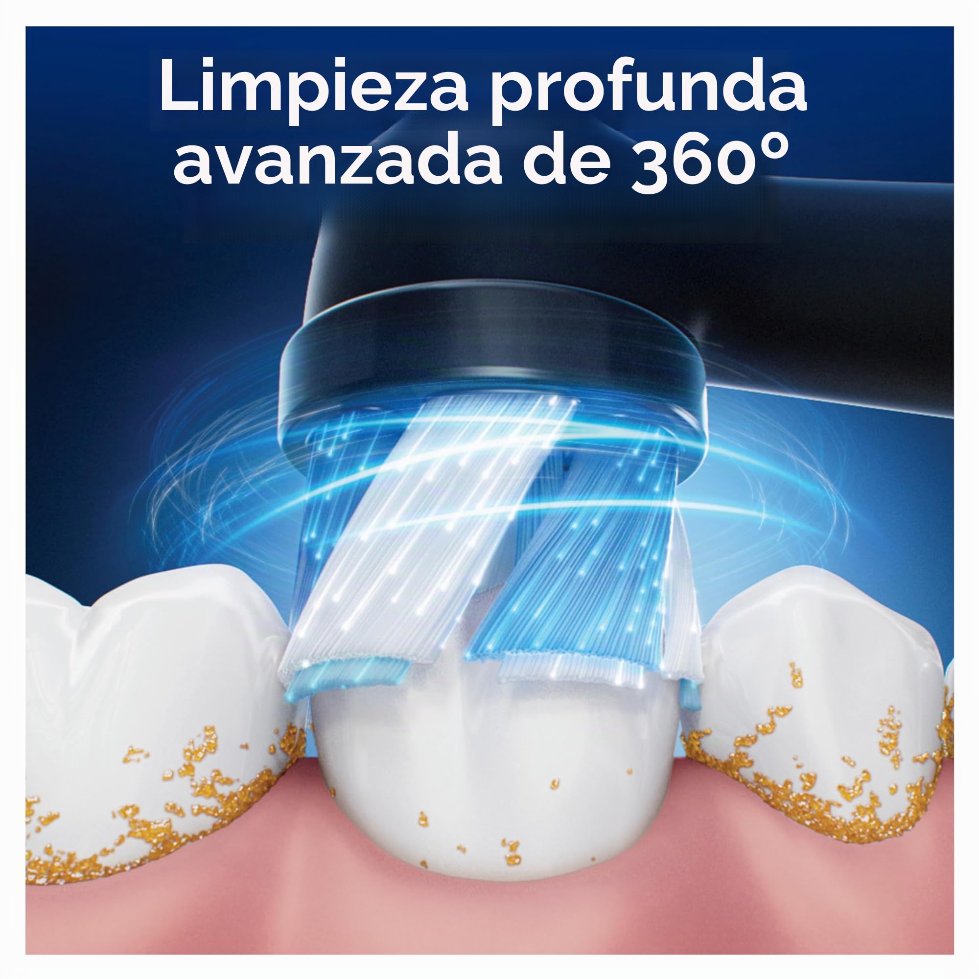 Oral-B iO Ultimate Clean - Cabezal de cepillo de dientes eléctrico, cerdas trenzadas y anguladas para una eliminación más profunda de la placa, paquete de 2 cabezales de cepillo de dientes, color