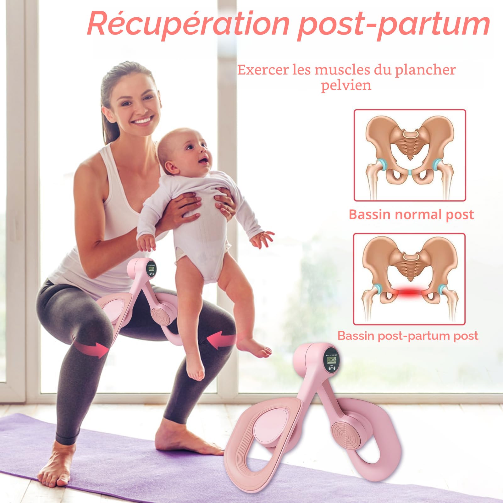 Appareil De Fesse Fessier Appareil De Et Périnée - Compteur Intégré, Rotation 360°, En PP/TPE - Pour Femmes Et Hommes à La Maison Musculation Fessier Appareil De Fesse Fessier Appareil De Et Périnée - Compteur Intégré, Rotation 360°, En PP/TPE - Pour Femmes Et Hommes à La Maison Musculation Fessier