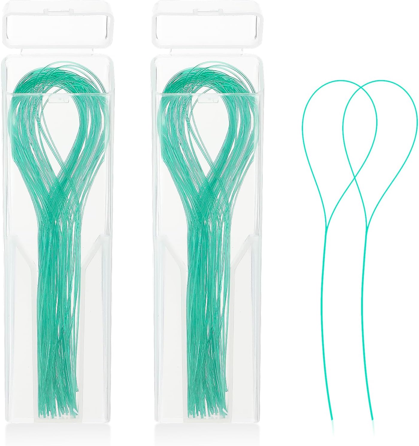 Amazon.com : WLLHYF 100 Pcs Floss Threaders Multifunctional Deep Clean ...