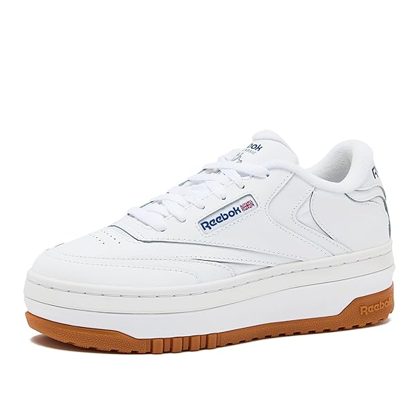 Reebok Club C Extra Platform Sneakers for Women - White Casual Tennis Women's Fashion Sneakers - Womens Shoes Size 5 to 11