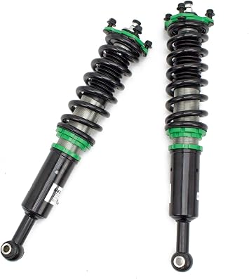 R9-HS2-044 compatible with Lexus GS300 / GS400 / GS430 (JZS1 / UZS1) 1998-05 Hyper-Street II Coilover Kit w/ 32-Way Damping Force Adjustment Lowering Kit by Rev9, 32 Damping Level Adjustment