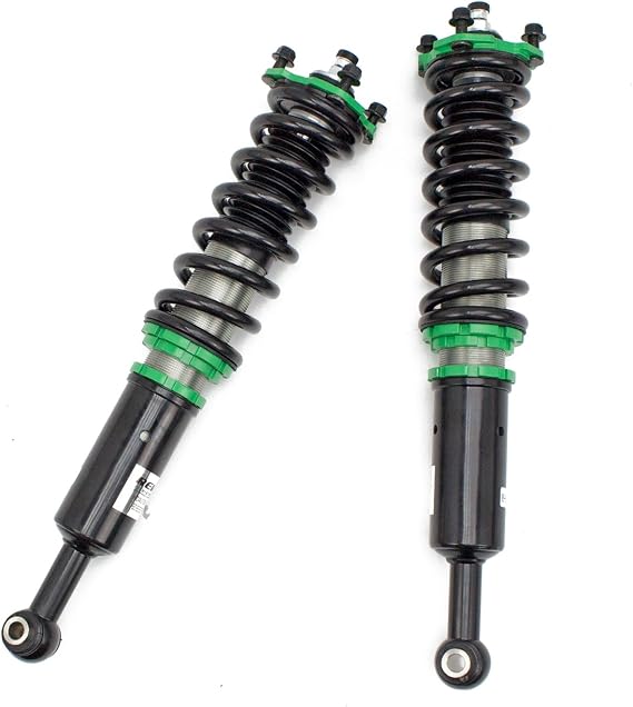 R9-HS2-044 compatible with Lexus GS300 / GS400 / GS430 (JZS1 / UZS1) 1998-05 Hyper-Street II Coilover Kit w/ 32-Way Damping Force Adjustment Lowering Kit by Rev9, 32 Damping Level Adjustment
