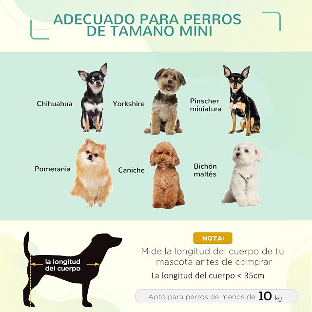 Foto 6 de 8 de PawHut Cama Mascota para Perros Gatos Camas para Domir Relajar Exterior Terraza Jardín Malla de Ventilación…