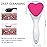 Beomeen Silicone Face Scrubber Exfoliating Brush 2 Pack, Manual Handheld Facial Cleansing Brush Blackhead Scrubber, Soft Bristles Waterproof for Face Skincare (Black Hot-Pink,Heart)