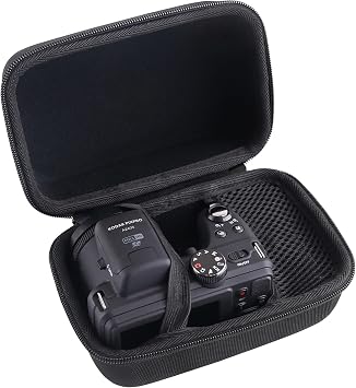 Hard EVA Carrying Case Compatible with KODAK PIXPRO AZ401/AZ405/AZ425/AZ255 Point & Shoot Digital Camera Case (black)