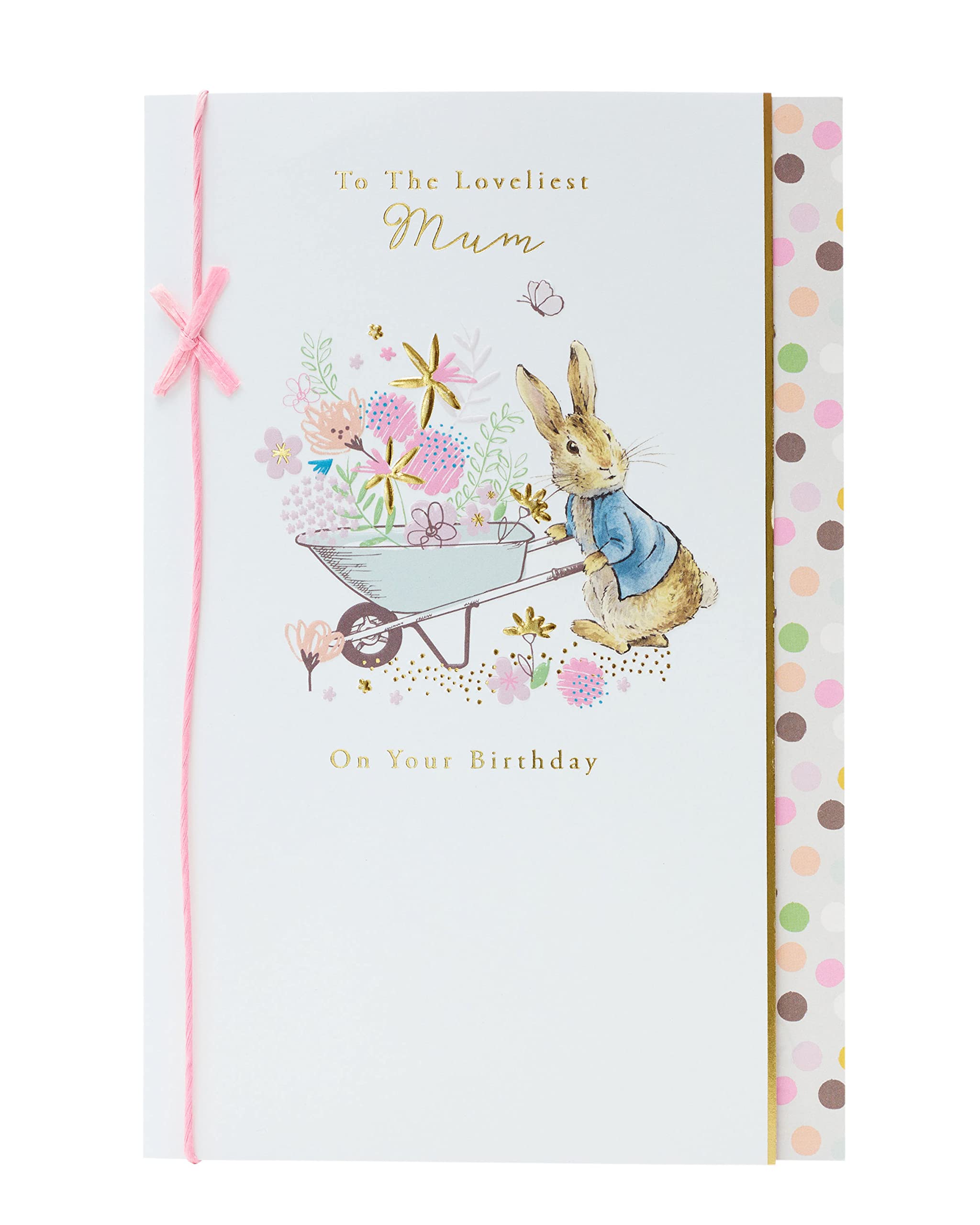 UK Greetings Cute Mum Birthday Card - Peter Rabbit Birthday Card for Mum - Birthday Card For Her - Mum Birthday Card
