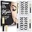 Magnetic Eyelashes, 14 Pairs False Lashes with 3 Tubes of Magnetic Eyeliner, Magnetic Lashes, Natural Look Kit with Tweezers, Reusable, No Glue