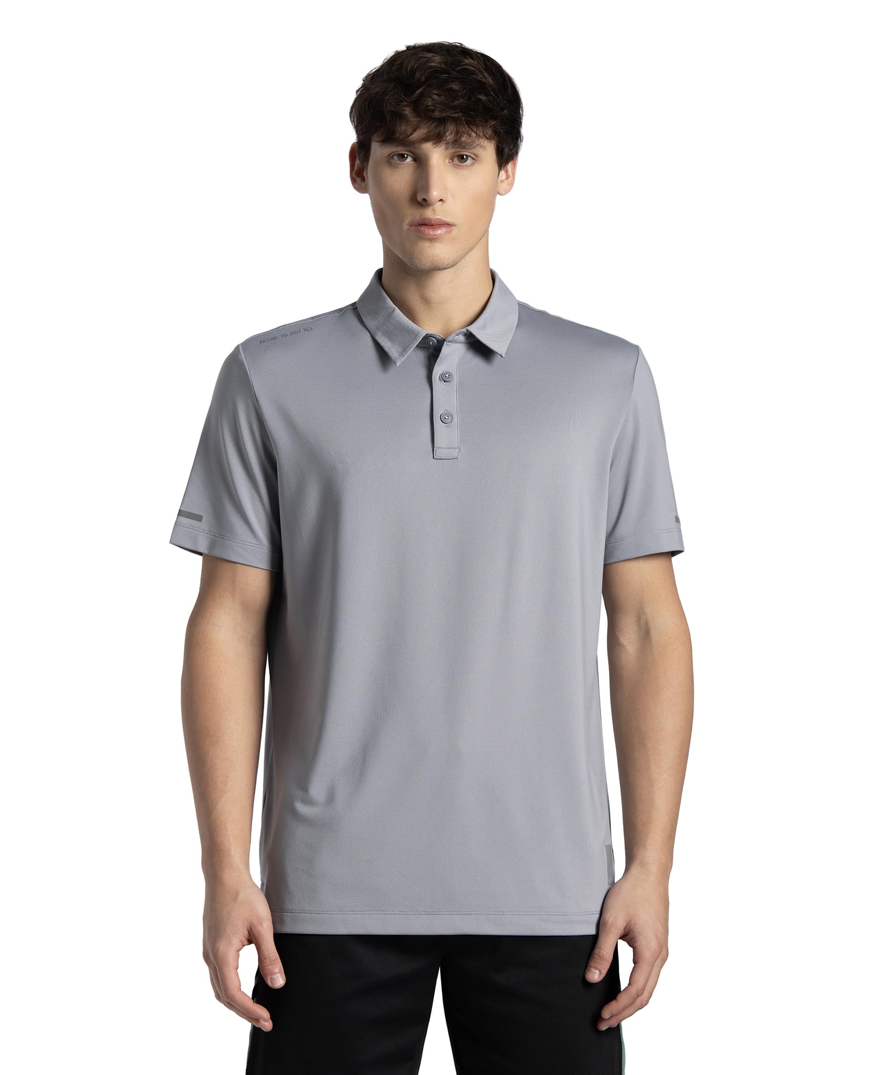 Jockey MV41 Men's Recycled Microfiber Elastane Stretch Half Sleeve Polo Active Wear T-Shirt with Breathable Mesh-picture-21