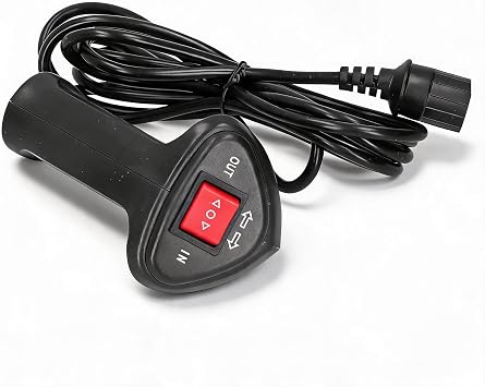 Replacement Winch Hand Controller, Winch Remote Control Controller with 3pin Plug with Ergonomic Grip, 9.2ft Connector Cable Fit for Car Off-Road Vehicle