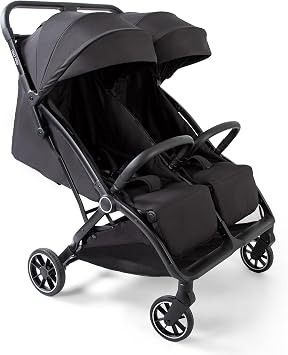 Red Kite Push Me Duet Twin Stroller - Black