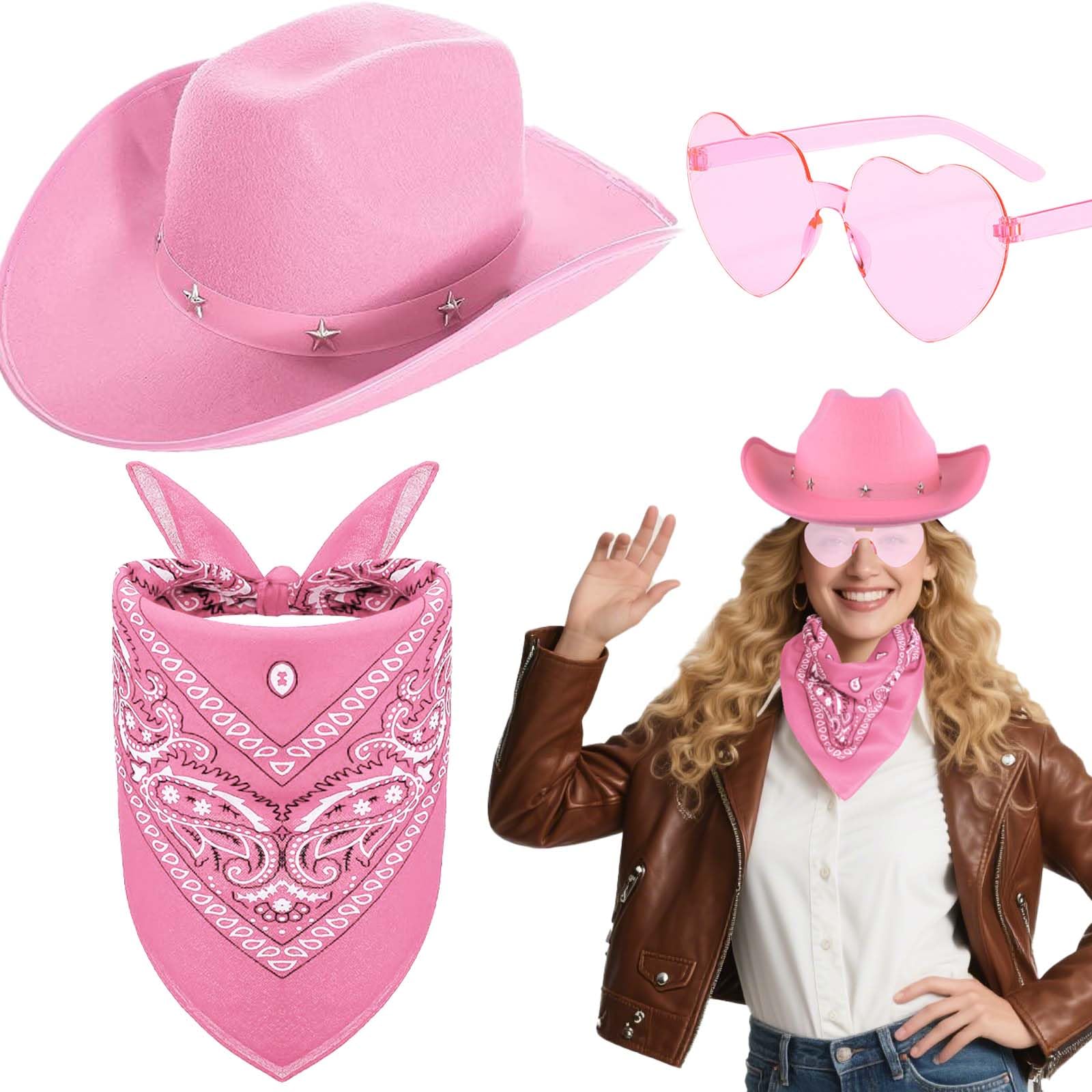 Boland - Cowboy Hat Daisy, Couvre-chef, Accessoire Pour