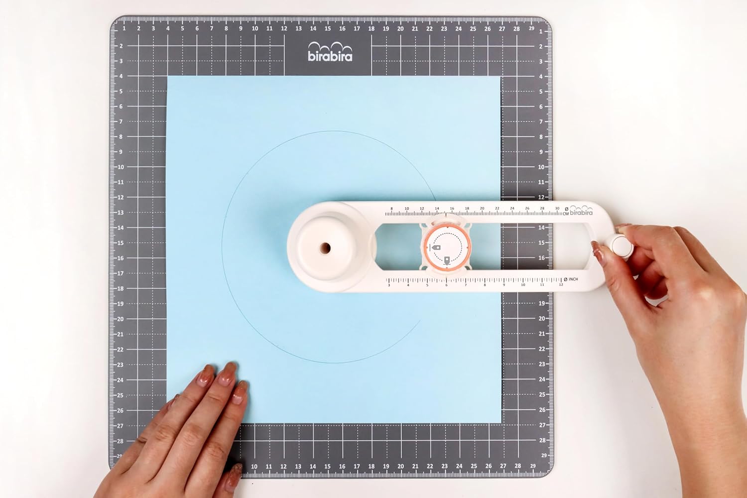 Bira Craft Precise Circle Cutter with Magnets or Coupons Craft Paper and Photos cuts Perfect Circles from 4 to 12 inches