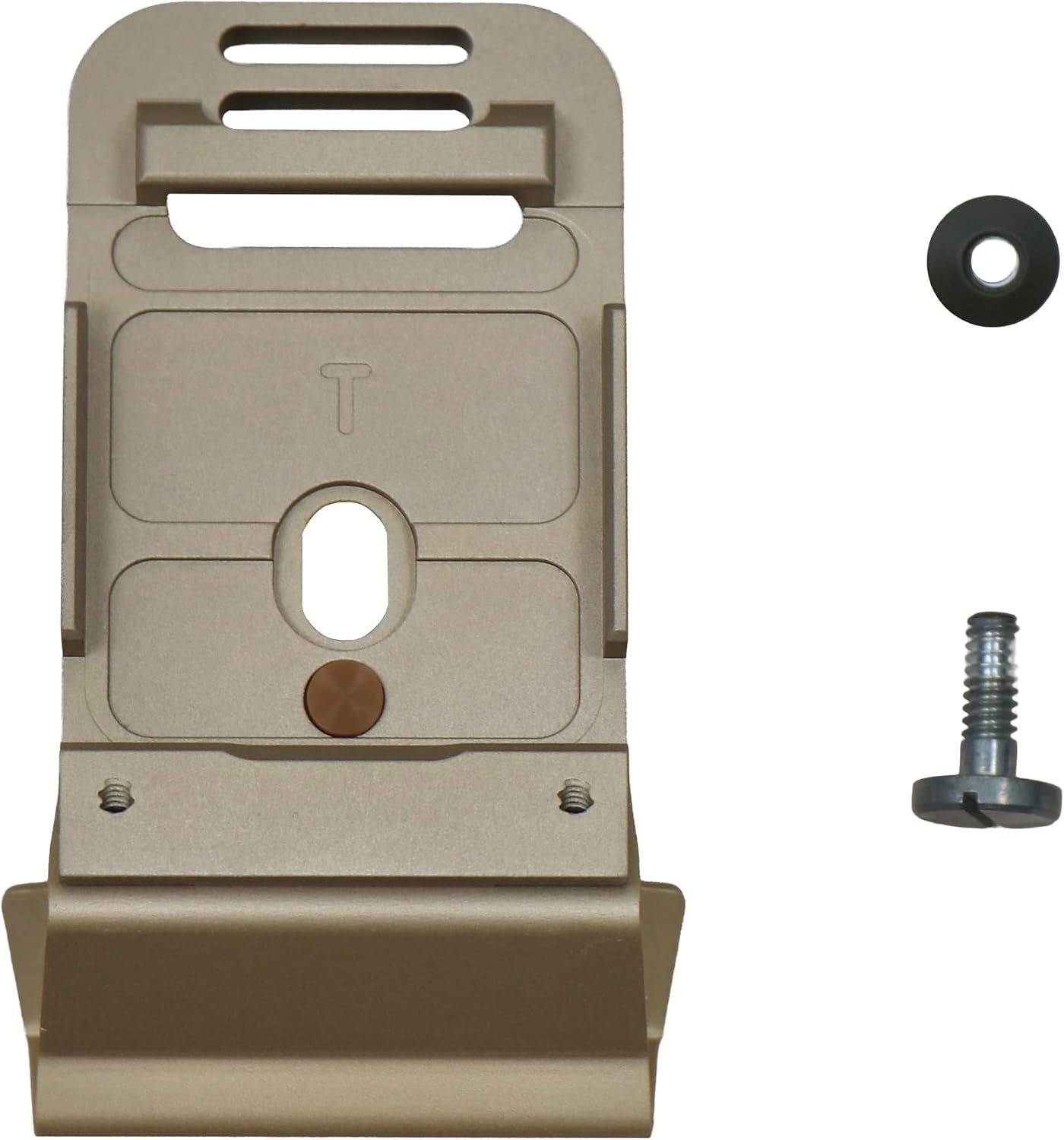 US Military Tan NVG Bracket for Night Vision Goggles Shroud Norotos Used on ECH or ACH/MICH/CVC Helmet Rhino Mount Front Bracket with Screw