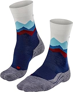 mujer TK2 calcetines para senderismo trekking largos cálidos acolchado medio antiampollas transpirable secado rápido regulación del clima antiolores lana hilo funcional 1 par