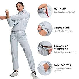 HOTSUIT Sauna Suit for Women Weight Loss Odorless Sauna Jacket Pants Anti Rip Sweat Suit Women for Gym Workout, Gray, 2XL