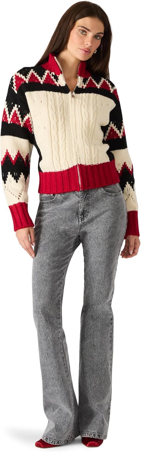 Steve Madden womens Averia Sweater Jacket - Image 2