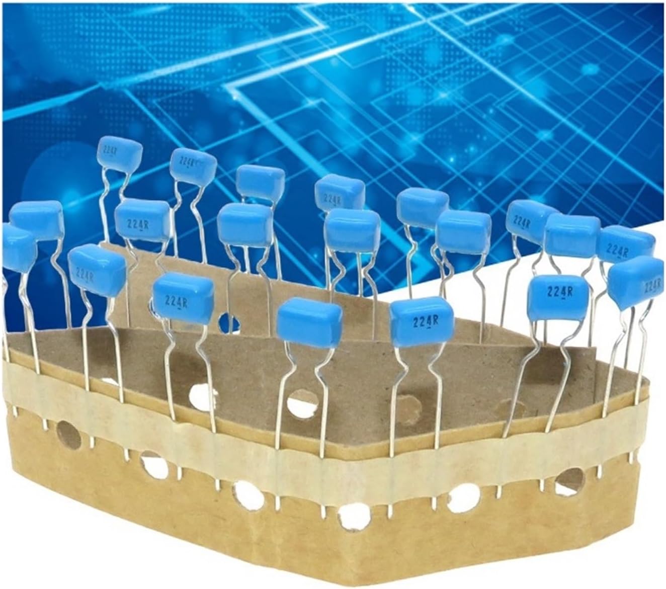 20PCS Film Capacitor 63V 0.22UF 224 63V 224J 220NF P=5