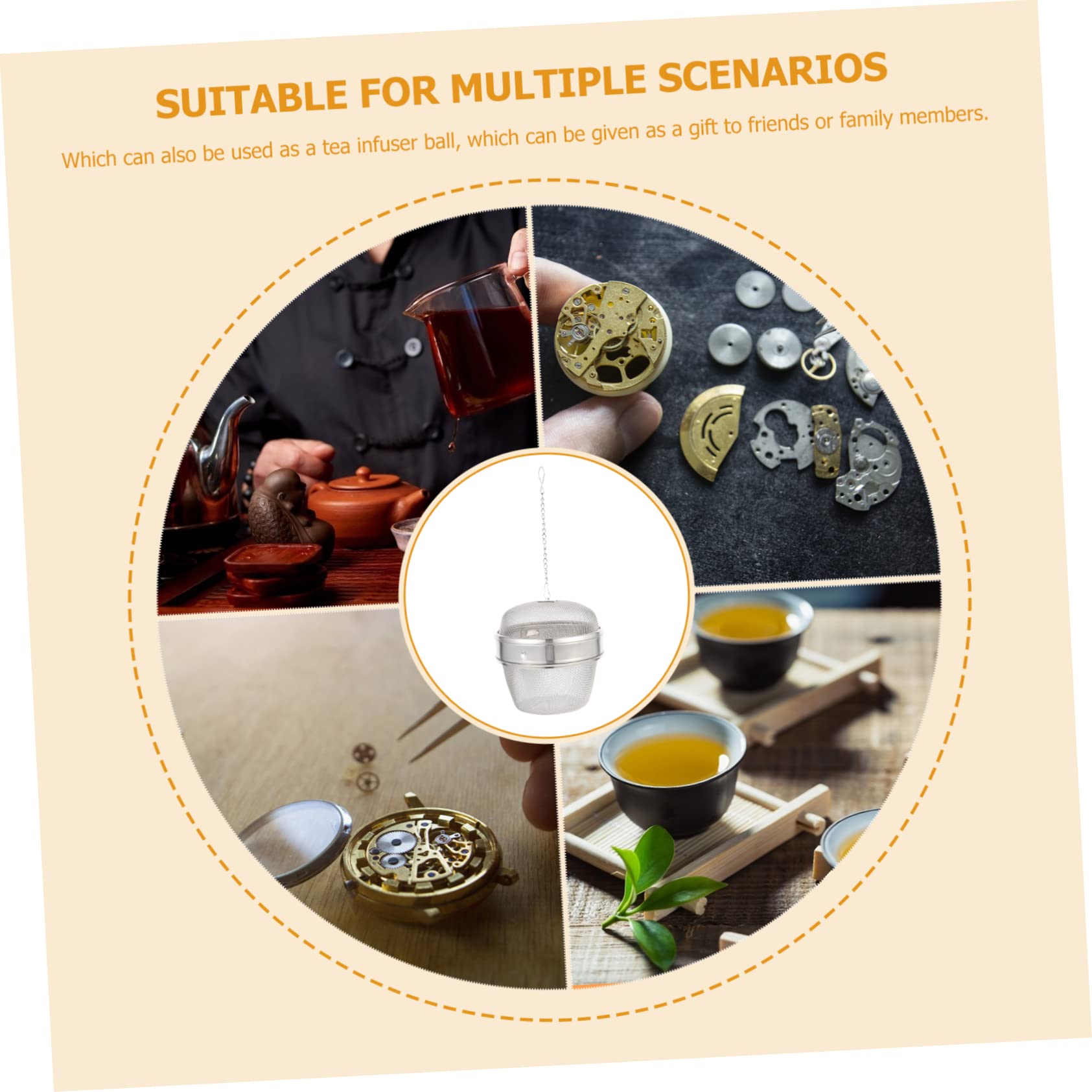 Ciieeo 3 Ensembles - Outil Infuseur À Thé Pour Bijoux 2 Pièces X 3