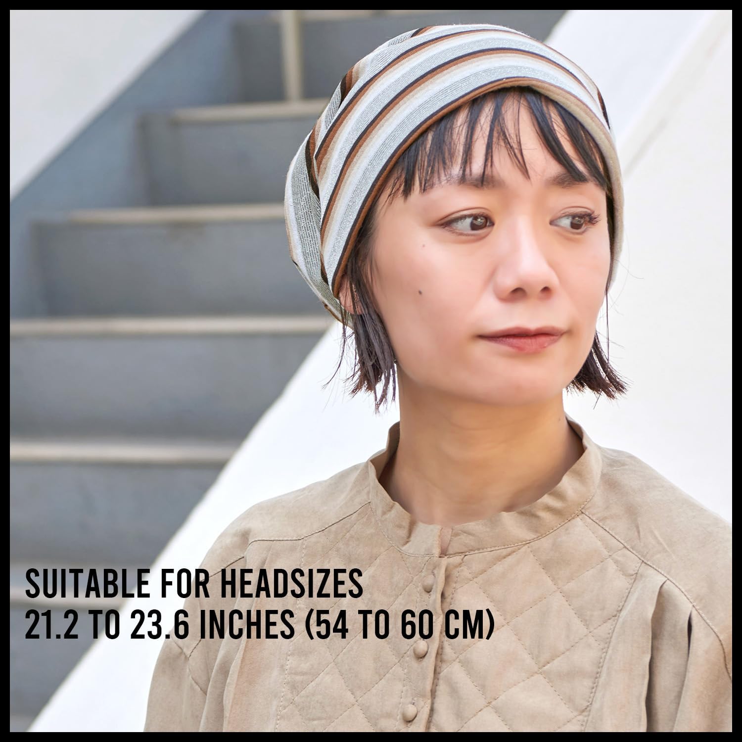 CHARM Organic Cotton Slouchy Beanie - Womens Chemo Hat Japanese Mens Hipster Cap - Image 5