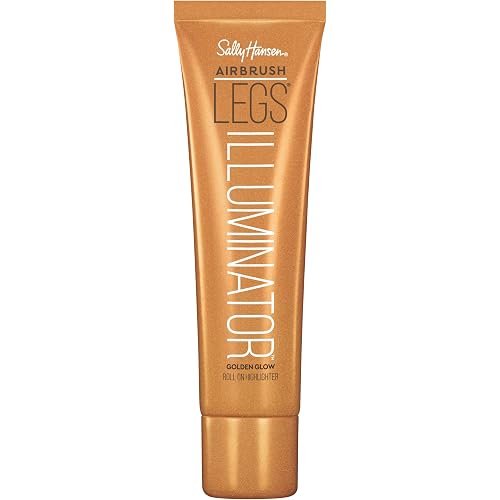 Sally Hansen Airbrush Legs, Illuminator Leg Makeup, Golden Glow, 3.3 Oz