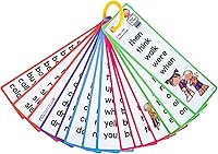 Vista 8 de Lachilly 220 Sight Words Flashcards, High Frequency 220 Words, Beginning Reading, Kindergarten to 1st Grade, ESL Teaching Materials, Autism Learning