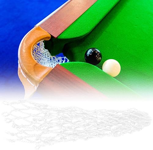 Miniatura 3 de Focket Juego de 6 bolsillos de malla de nailon de primera calidad, accesorios ideales para reemplazar los bolsillos de la mesa de billar