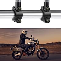 Vista 4 de 2 piezas de soporte de montaje para espejo de manillar de motocicleta, abrazadera de montaje de rosca de espejo de aluminio de 7/8", adaptador