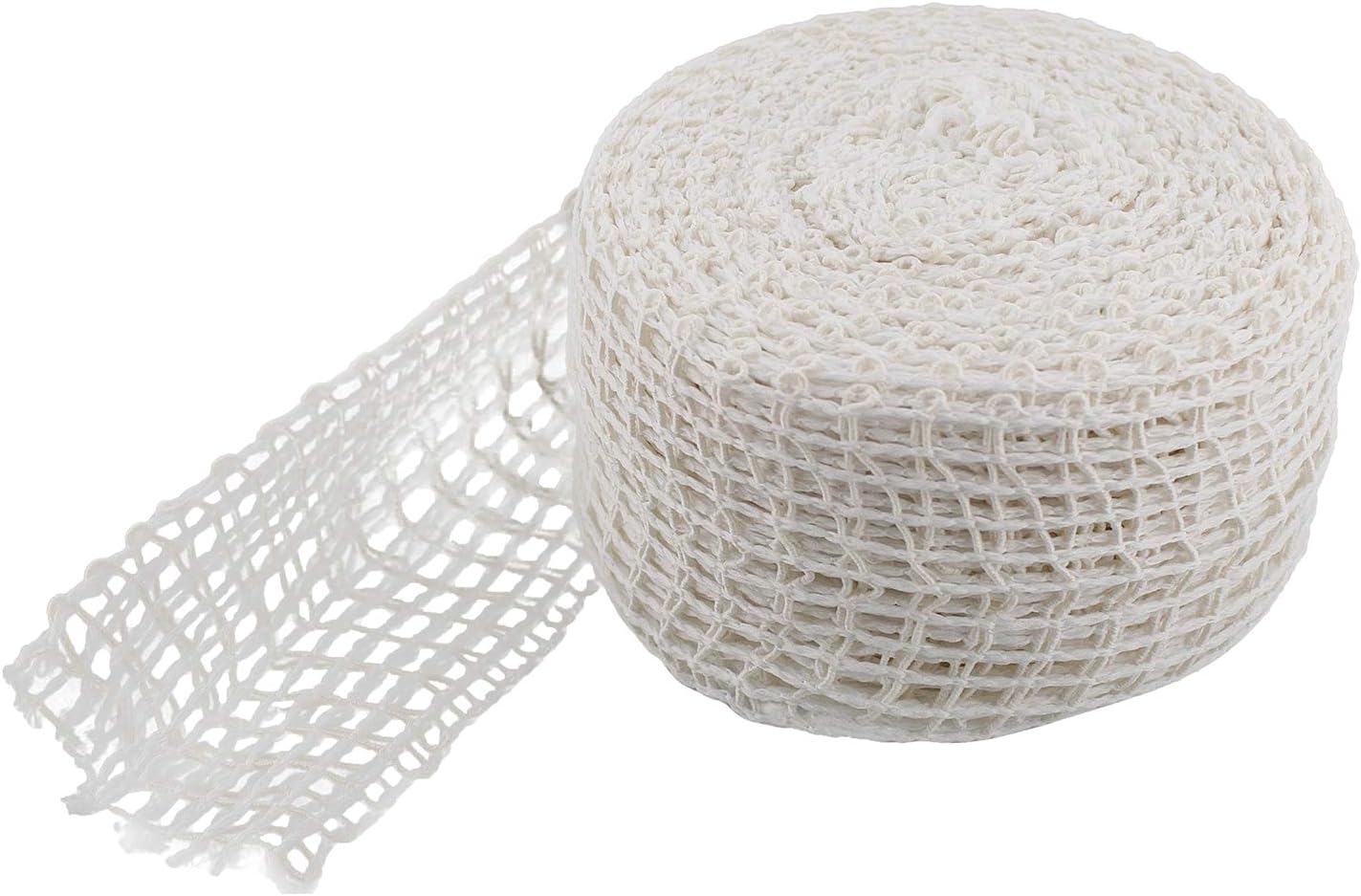 Meat Netting Roll, Size 28 - Ham Sock Elastic Netting Meat Butcher Twine Net Meat Netting Roll Meat, 50ft Roll