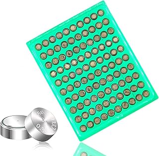 100 Pack LR41 Batteries, Alkaline AG3 Batteries 1.5V Button Cell Battery, 384 SR41 392A 192 SR741 Coin Battery, Cell Battery for Watches, Toys, Calculators