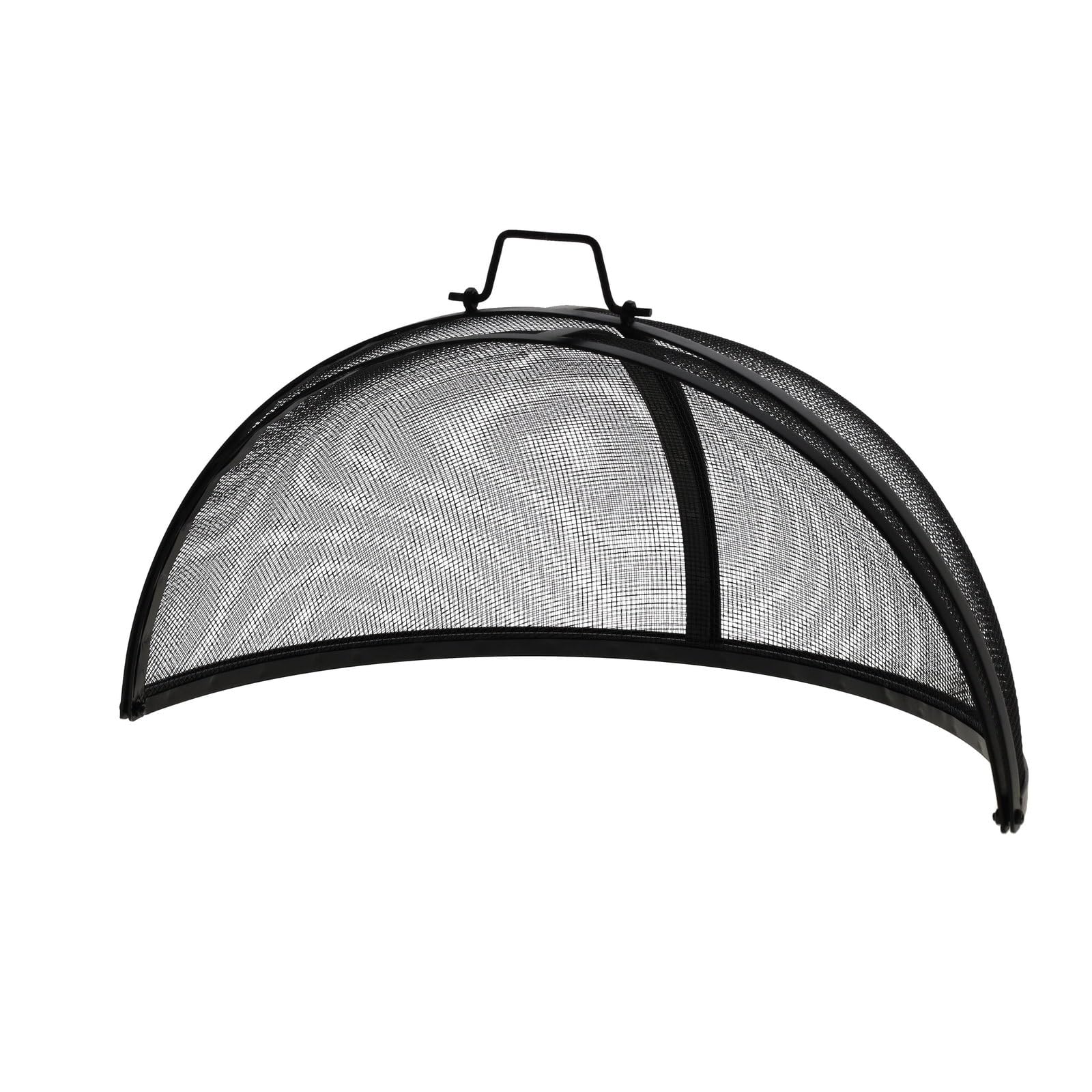 Esschert Design Feuerstellengitter, Funkenschutz, halbkugel, faltbar, ca. 60 cm x 60 cm x 33 cm