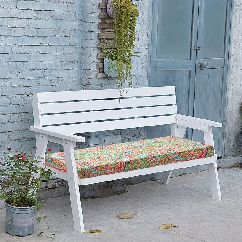 Miniatura 2 de FUNHOME Fundas de cojín para exteriores, 42 x 18 x 3 pulgadas, sin relleno. Fundas de cojín de repuesto para muebles de exterior, resistentes al