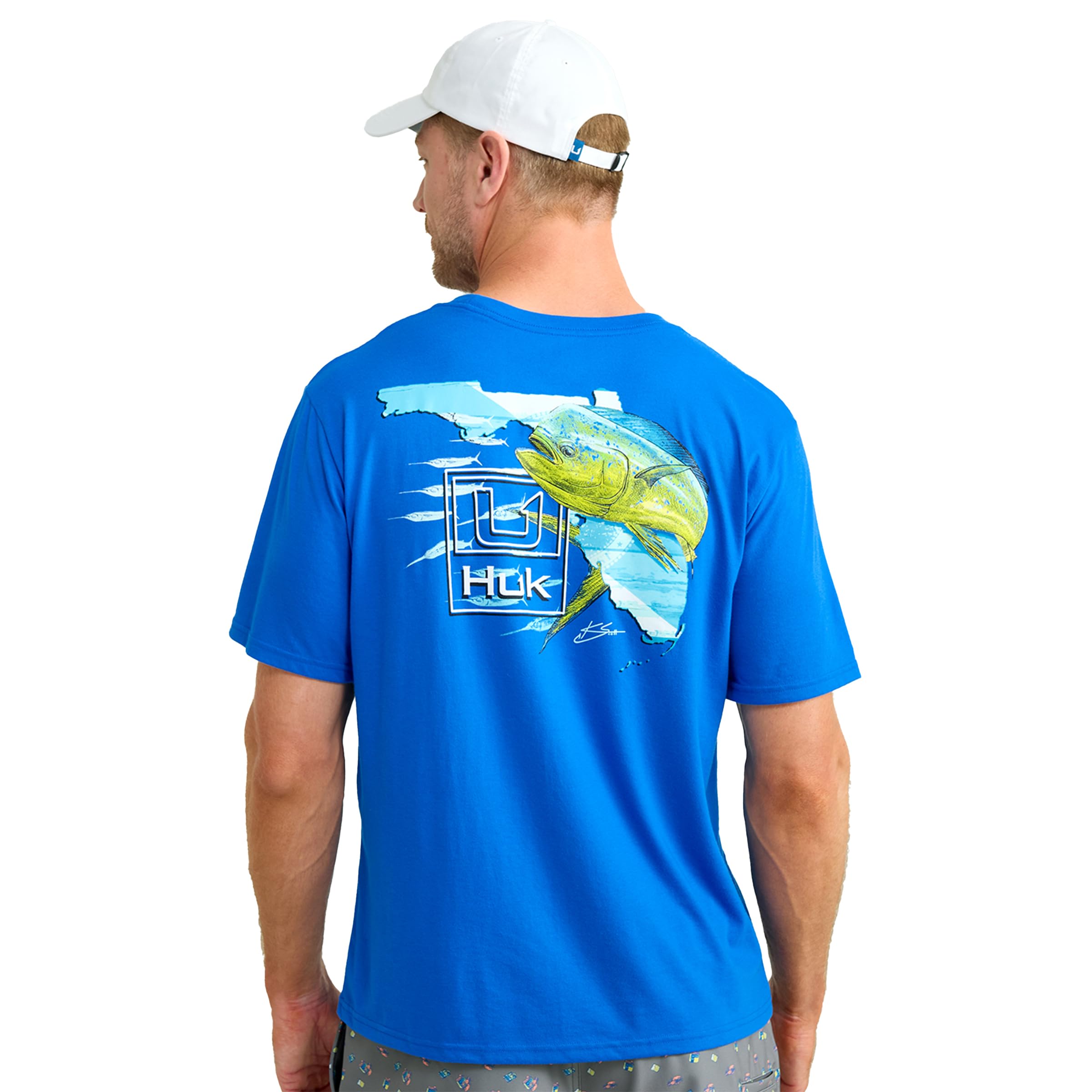 HUK Mens Performance Fishing Logo Tee, Short Sleeve T-Shirt for Men — view 59