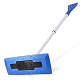 Snow Joe 2-in-1 SnowBroom Go with Ice Scraper & 18' to 23' Telescoping Handle - Compact & Lightweight Dual-Head Car Windshield Snow Remover with Soft Foam Brush for Trucks, SUVs & Sedans, SJBLZD-GO Original Tool