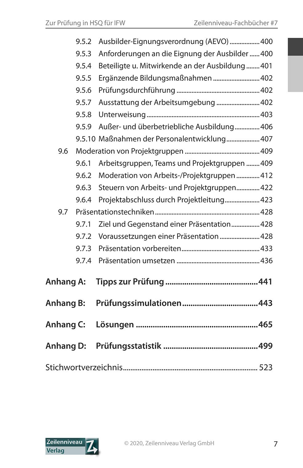 Zur Prüfung vorbereiten in Handlungsspezifische Qualifikationen für Industriefachwirte: Teil 1: Zusammenfassung des Stoffs. Teil 2: Prüfungssimulationen/-statistik. DIHK-Rahmenplan: Fächer Nr. 5 bis 9
