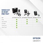 LABELWORKS Epson LW-PX300 Industrial Label Maker for Office – Compatible with Stickers, Magnets, and Shrink Tube, Portable Handheld Design