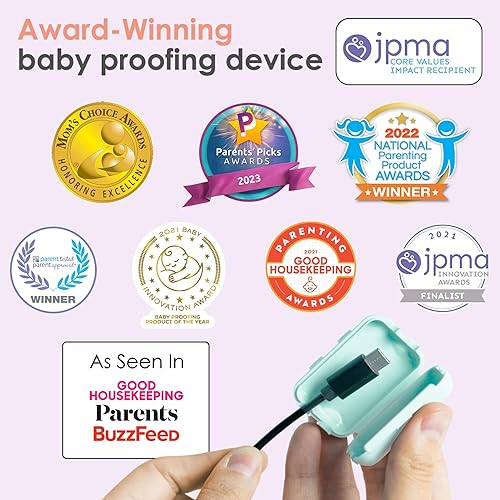 Miniatura 3 de Geddy's Mom - Watch Your Mouth - La galardonada tapa USB de seguridad para niños - Fabricado en los Estados Unidos - Prevención de golpes para niños