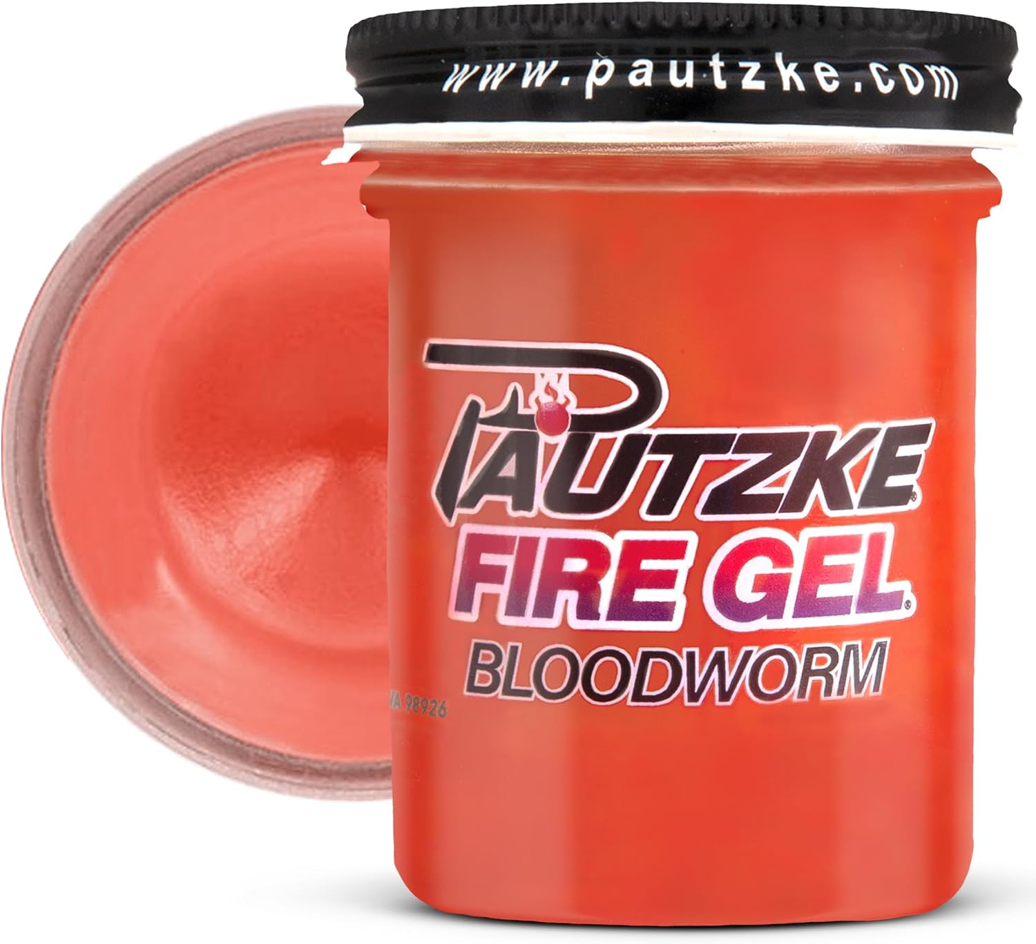Pautzke Bait Co. Fire Gel - Bloodworm Scent, 1.65 oz - Designed for Lures, Flies, and Baits with Easy Application