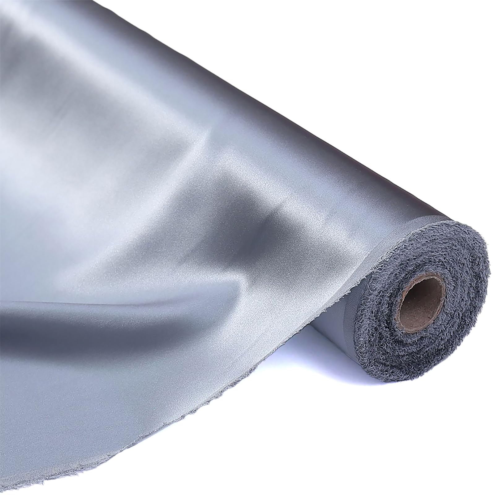 16 Momme 100% Pure Mulberry Silk Fabric - 44 Inches Wide Charmeuse Silk, 2 Yards for Pajamas, Shirts or DIY Crafts(Grey Green)